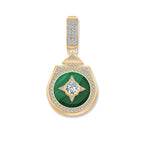 Beş Taşlı Madalyon Charm
