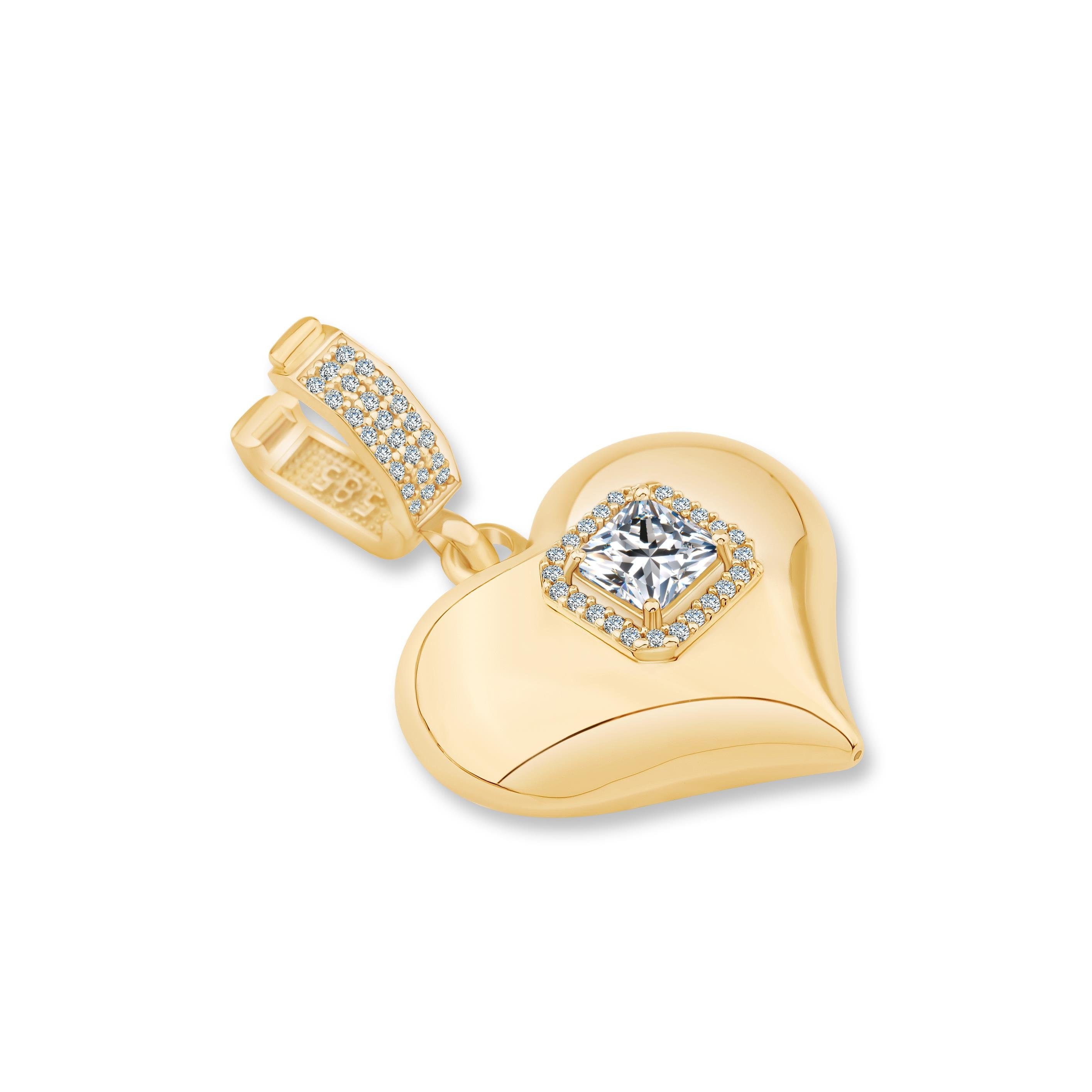 Tektaş Kalp Charm